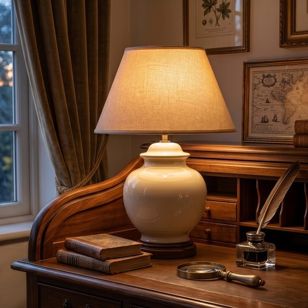 Aurelia Warm Ceramic Table Lamp