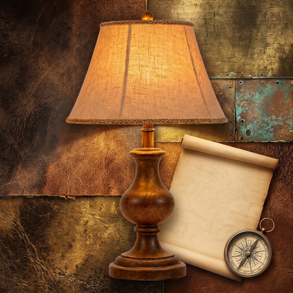 Marlow Warm Wood Table Lamp