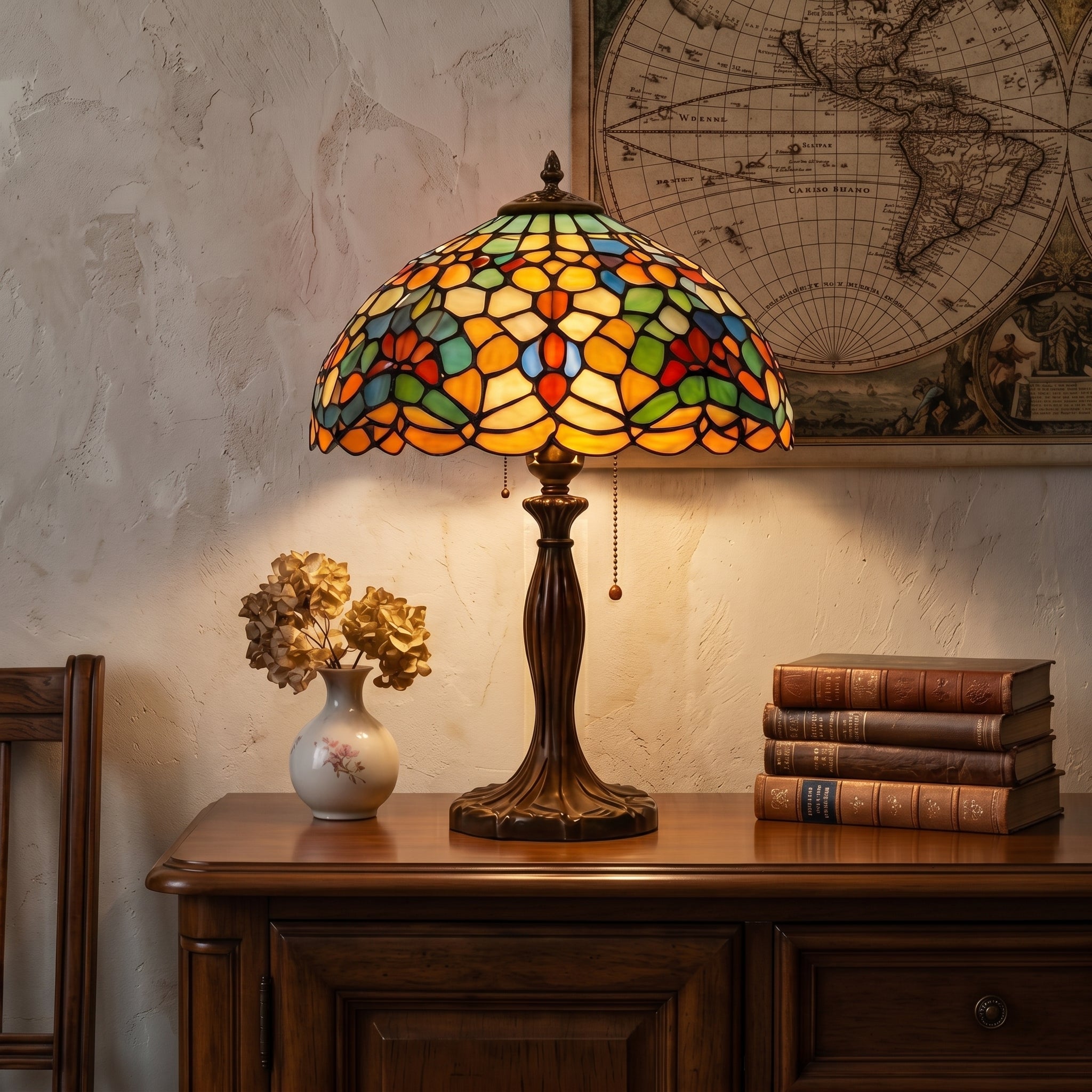 Winslow Stained Glass Table Lamp