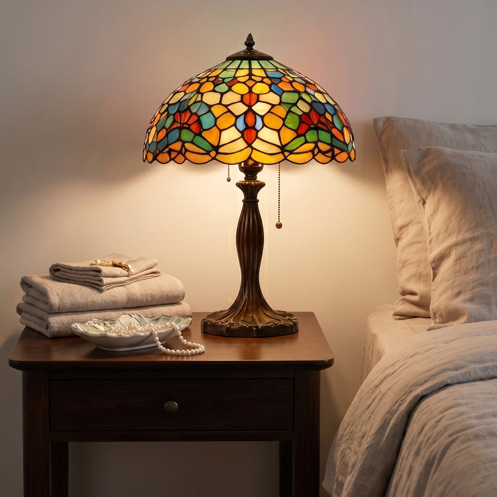 Winslow Stained Glass Table Lamp