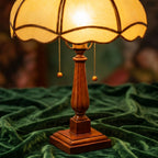 Hadley Amber Glass Table Lamp
