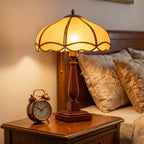 Hadley Amber Glass Table Lamp