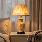Bellora Pleated Ceramic Table Lamp