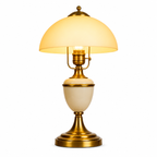 Ellington Antique Brass Dome Table Lamp