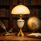 Ellington Antique Brass Dome Table Lamp
