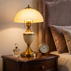 Ellington Antique Brass Dome Table Lamp