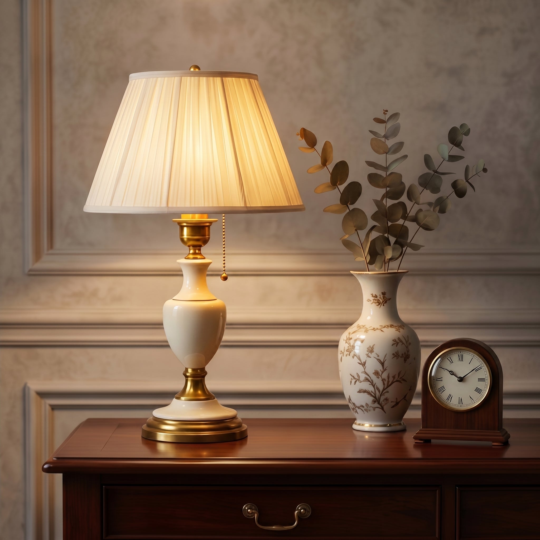 Vivienne Classic Pull-Chain Table Lamp