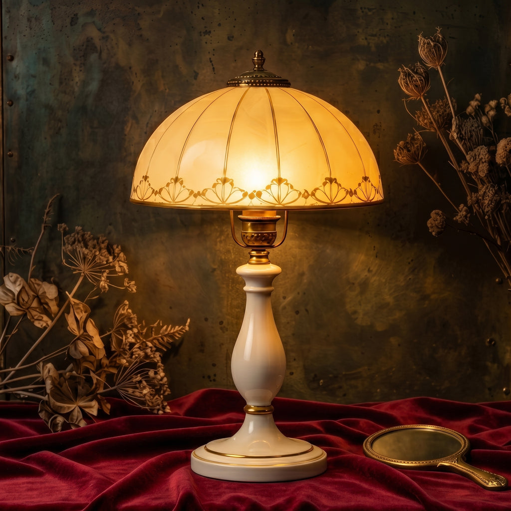 Celestia Floral Dome Table Lamp