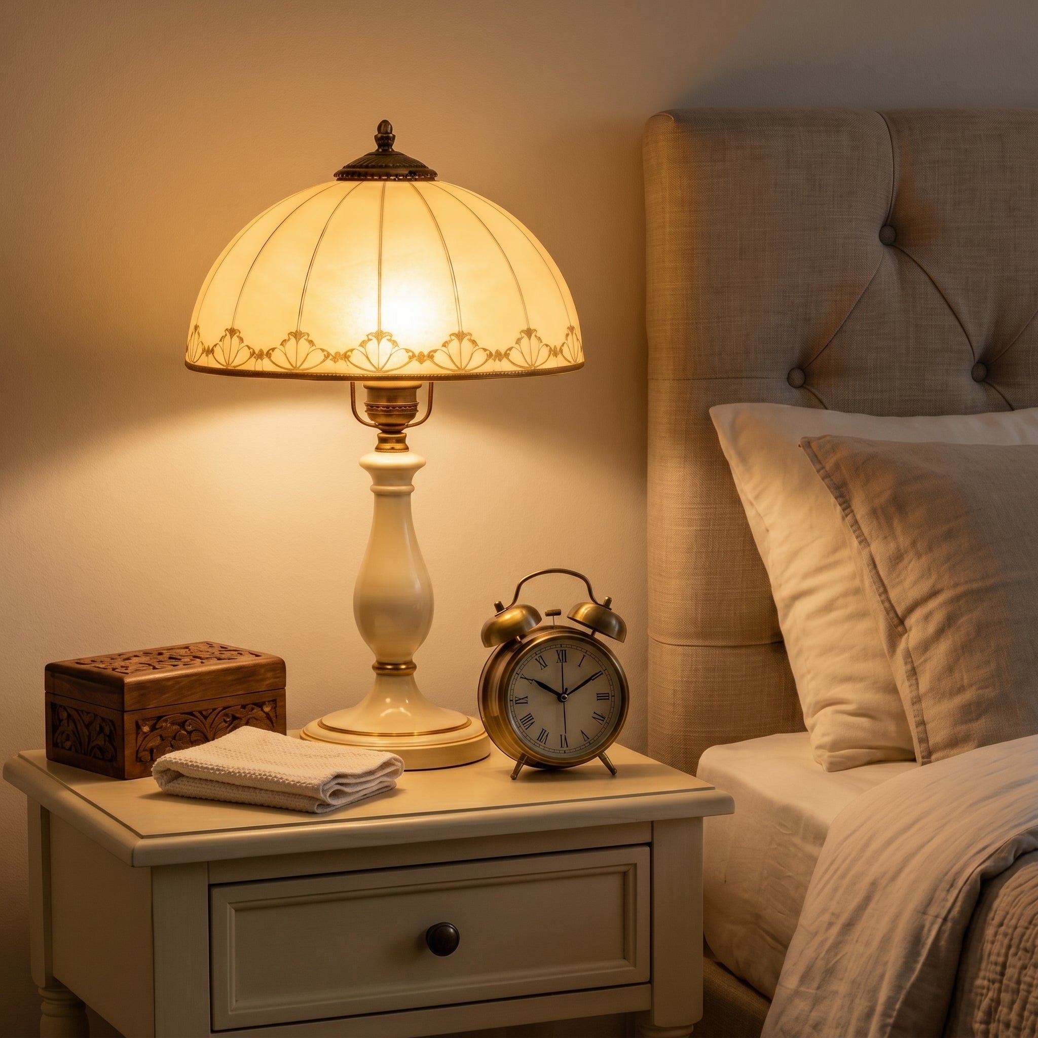 Celestia Floral Dome Table Lamp