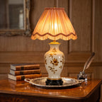 Rosaline Vintage Floral Table Lamp