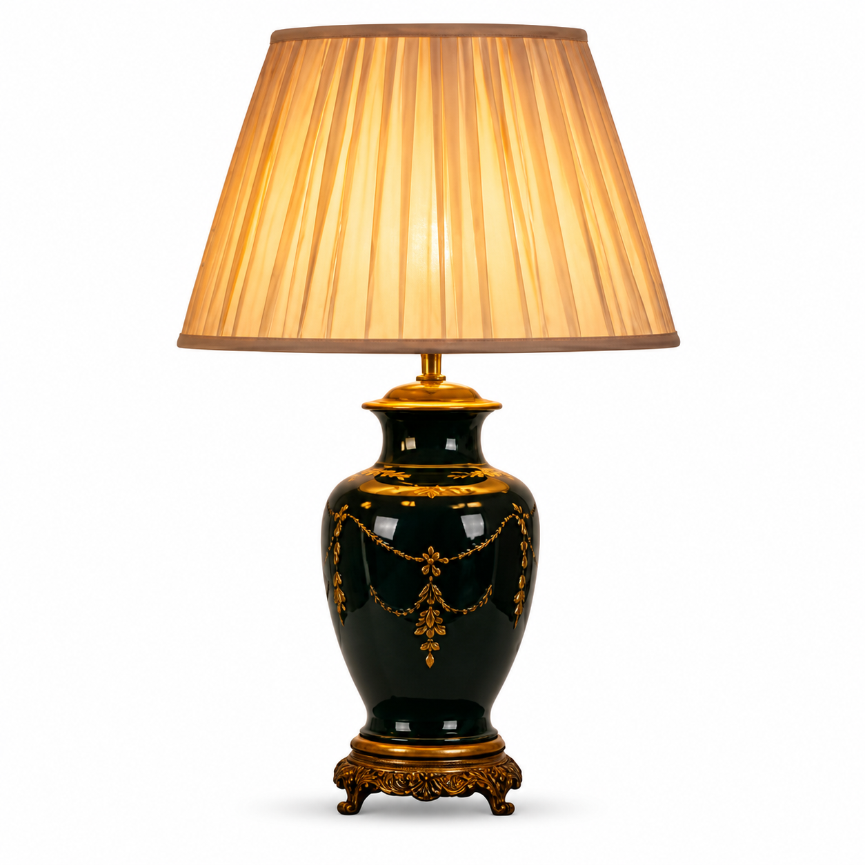 Veridian Gold Accent Table Lamp