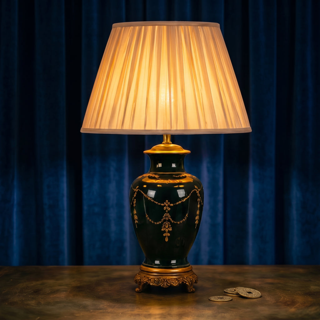 Veridian Gold Accent Table Lamp