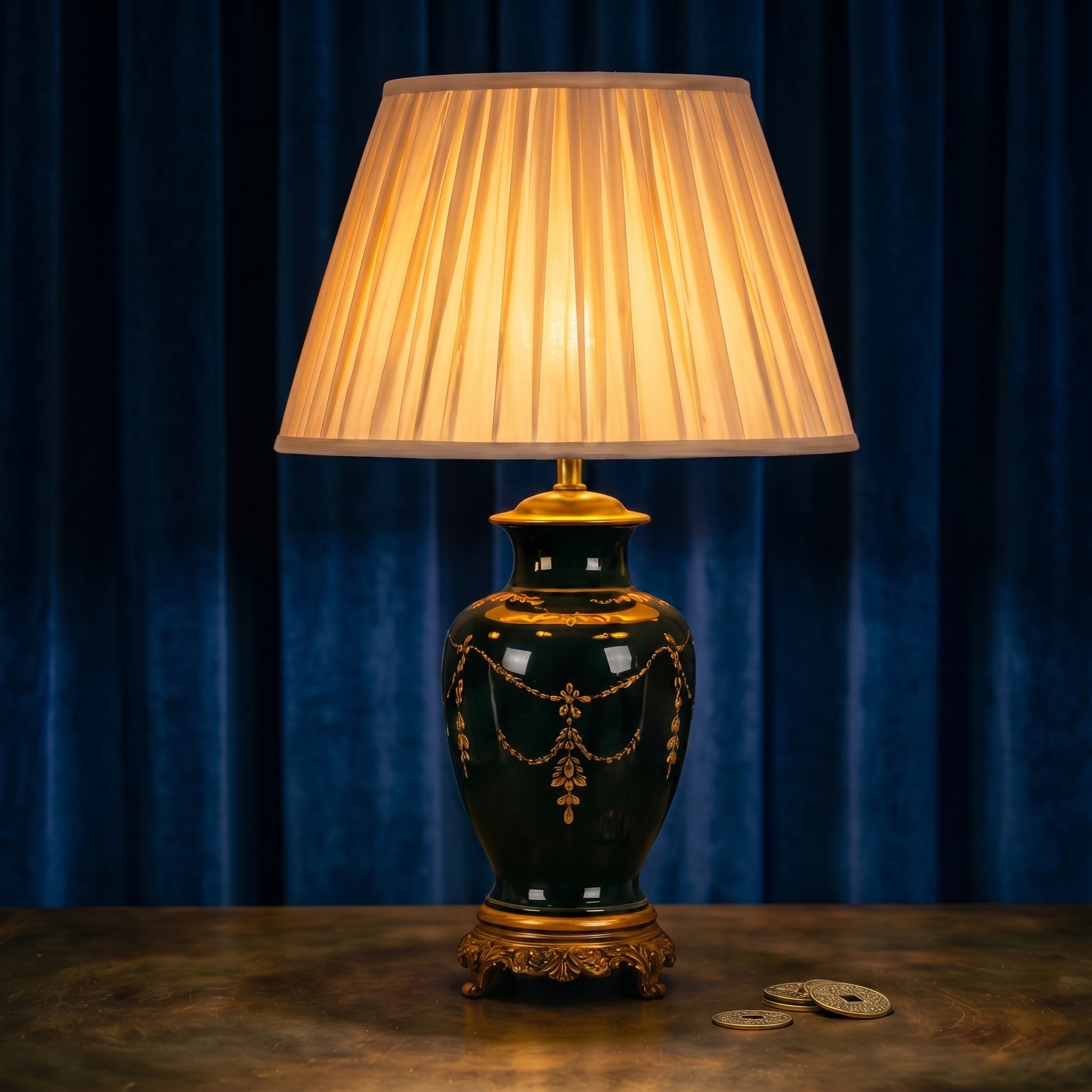 Veridian Gold Accent Table Lamp