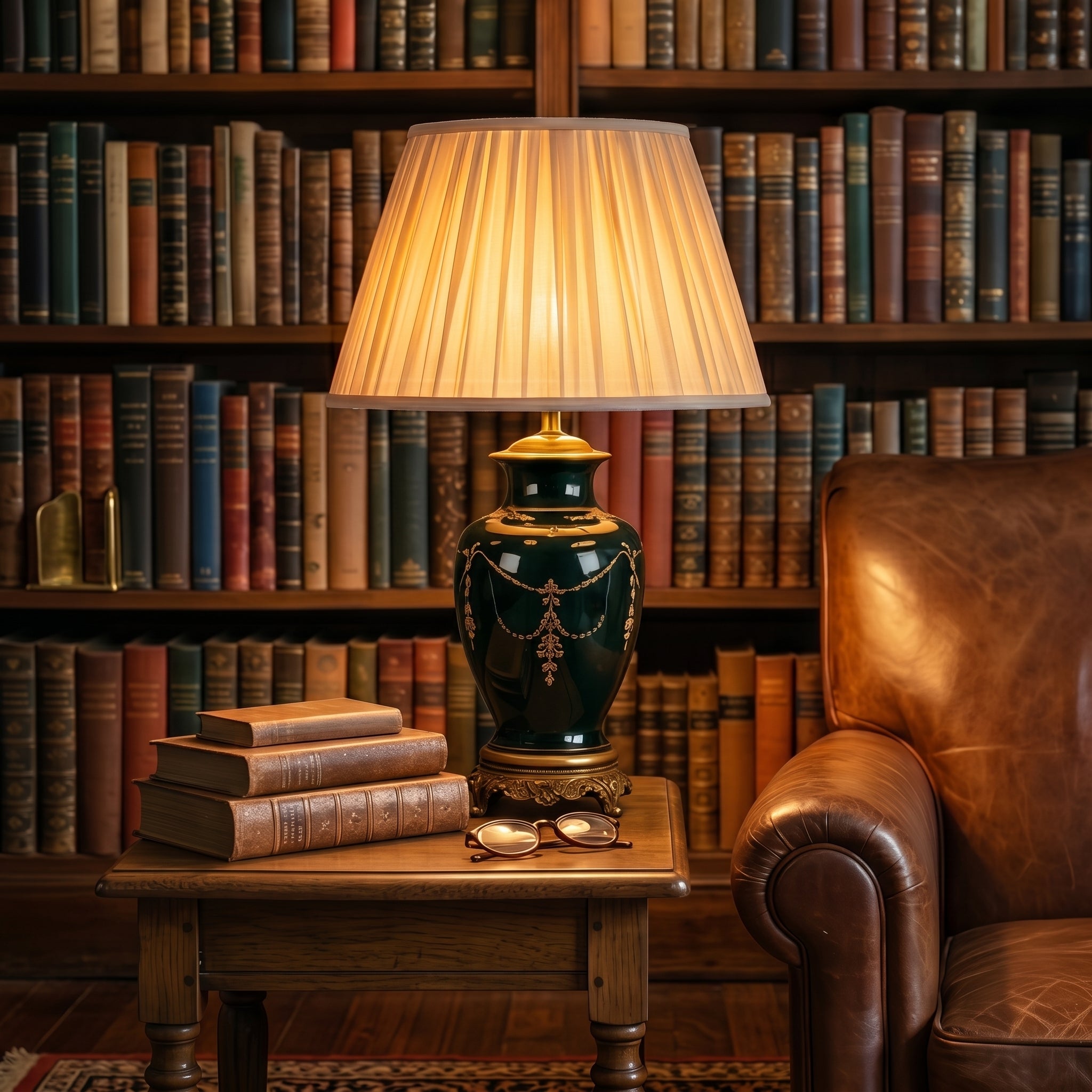 Veridian Gold Accent Table Lamp