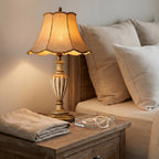 Auremont Scalloped Vintage Table Lamp