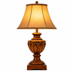 Ashton Carved Wood Table Lamp
