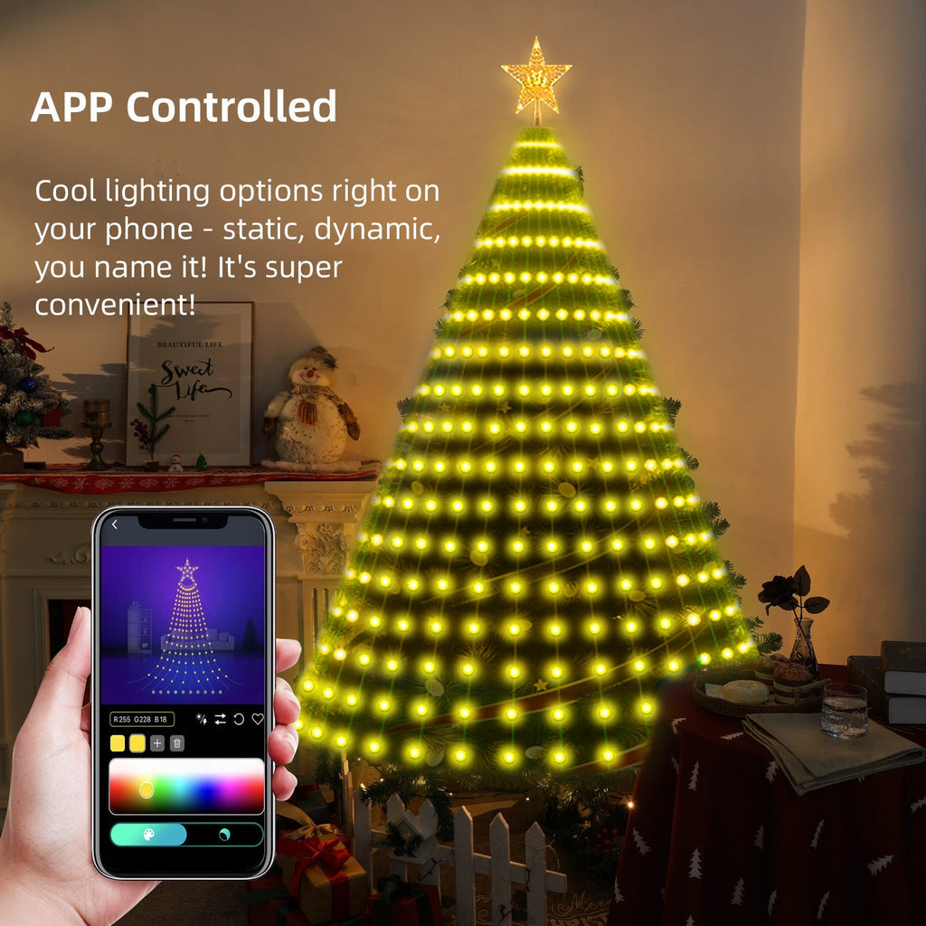 ✨Last Day 49% OFF✨ Smart Christmas Tree Lights — Change Your Tree From Your Phone